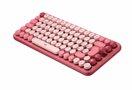 TECLADO LOGITECH POP KEYS INALAMBRICO ROSADO, vista 2